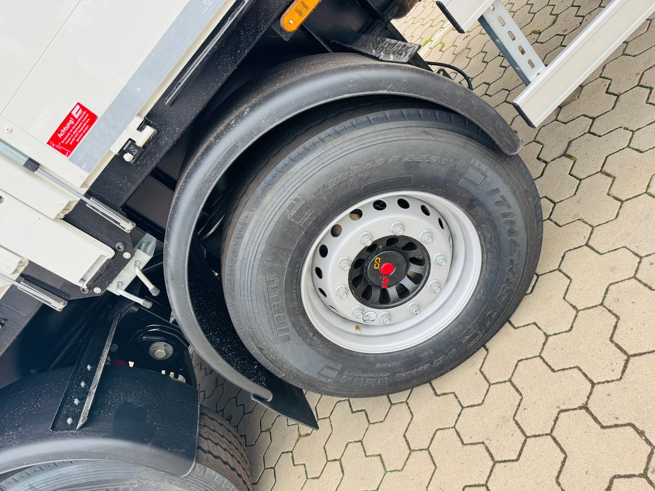 Wiese Baustoffauflieger - Heckkran Kran Fassi - نصف مقطورة مسطحة: صورة 4 Wiese Baustoffauflieger - Heckkran Kran Fassi - نصف مقطورة مسطحة: صورة 4