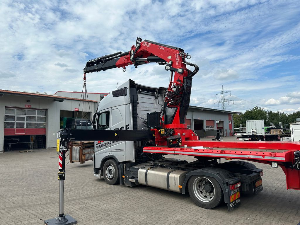 Wiese Stufensattel Tieflader mit Kran Fassi F545 - نصف مقطورة بلودر منخفض: صورة 3 Wiese Stufensattel Tieflader mit Kran Fassi F545 - نصف مقطورة بلودر منخفض: صورة 3