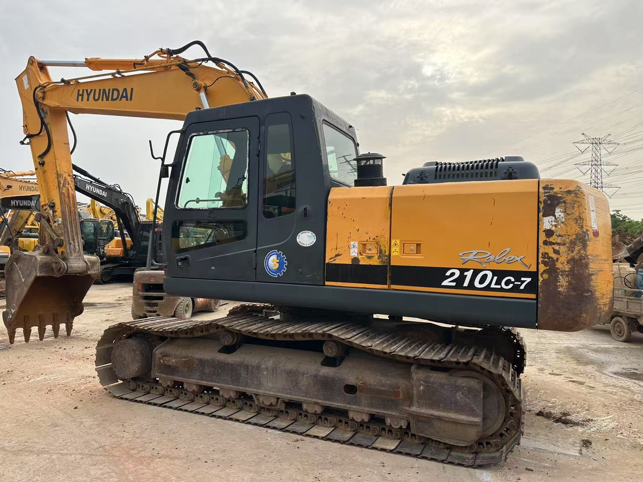 Hyundai R210LC-7 - حفار زاحف: صورة 5 Hyundai R210LC-7 - حفار زاحف: صورة 5