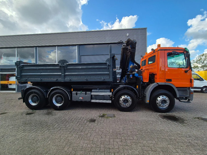 Mercedes-Benz Actros 3241 8X4 Containersysteem/ 20T HMF crane/ Manual - شاحنة برافعة خطافية, شاحنة كرين: صورة 4 Mercedes-Benz Actros 3241 8X4 Containersysteem/ 20T HMF crane/ Manual - شاحنة برافعة خطافية, شاحنة كرين: صورة 4