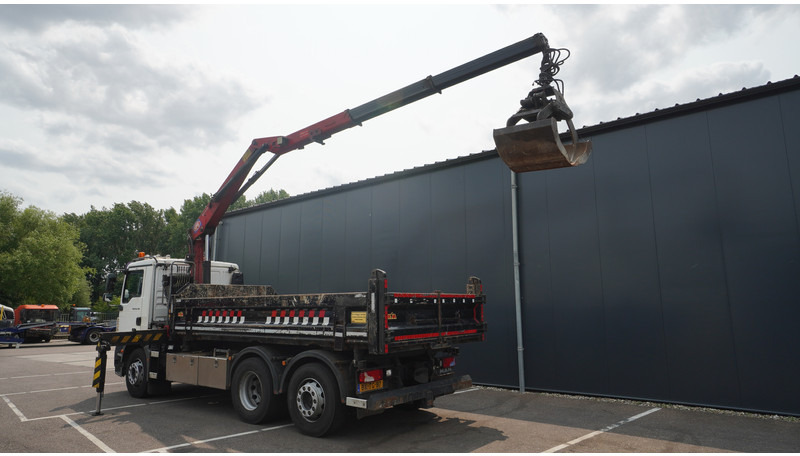 MAN TGM 26.290 TIPPER WITH HMF 1643 Z2 CRANE - شاحنة كرين: صورة 3 MAN TGM 26.290 TIPPER WITH HMF 1643 Z2 CRANE - شاحنة كرين: صورة 3