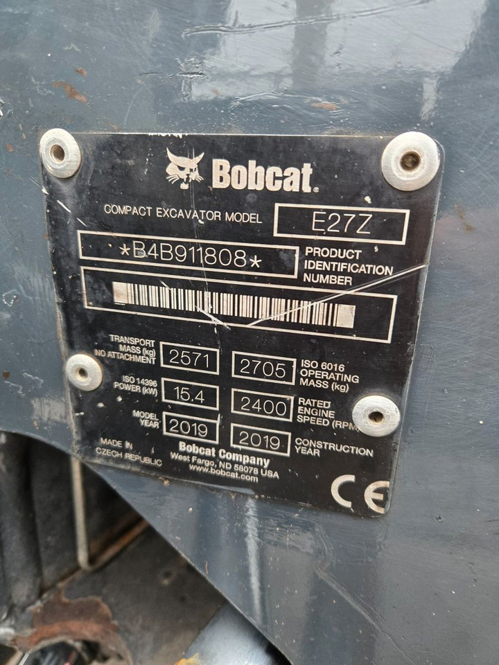 Bobcat E27Z - حفار صغير: صورة 2 Bobcat E27Z - حفار صغير: صورة 2