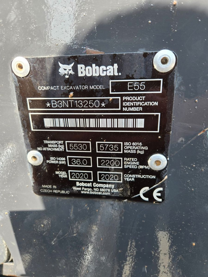 Bobcat E55 - حفار صغير: صورة 2 Bobcat E55 - حفار صغير: صورة 2