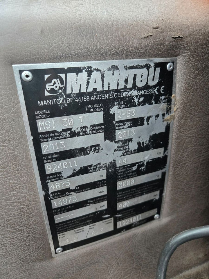 Manitou MSI30T - رافعة شوكية ديزل: صورة 2 Manitou MSI30T - رافعة شوكية ديزل: صورة 2
