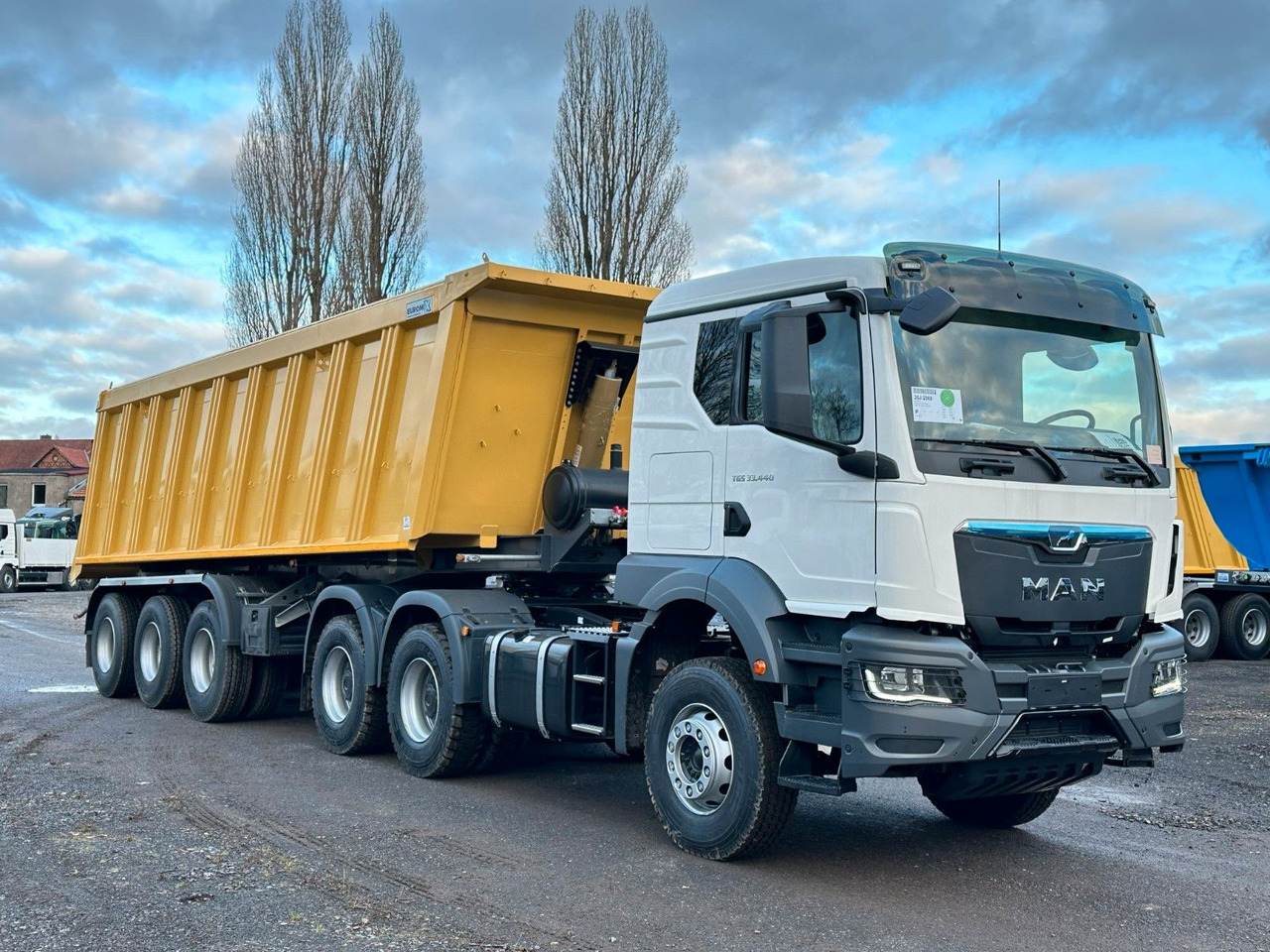 MAN TGS 33.440 BBS 6X4 EUROMIX MTP Kipper-Auflieger - مقطورة السحب: صورة 1 MAN TGS 33.440 BBS 6X4 EUROMIX MTP Kipper-Auflieger - مقطورة السحب: صورة 1