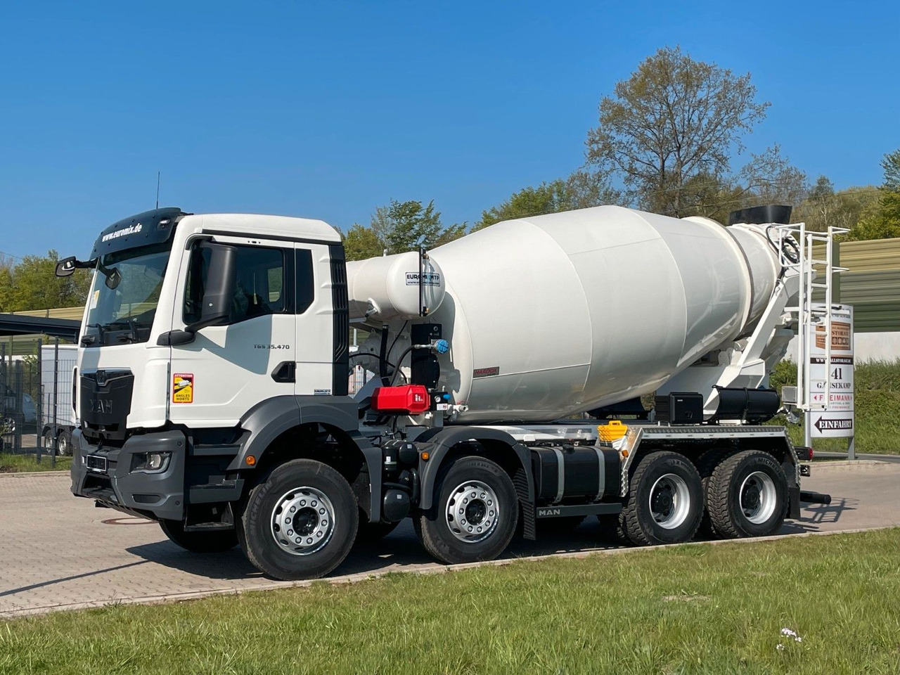 MAN TGS 35.520 8x4 /Euro6e EuromixMTP EM 10 L - شاحنة خلاطة خرسانة: صورة 3 MAN TGS 35.520 8x4 /Euro6e EuromixMTP EM 10 L - شاحنة خلاطة خرسانة: صورة 3