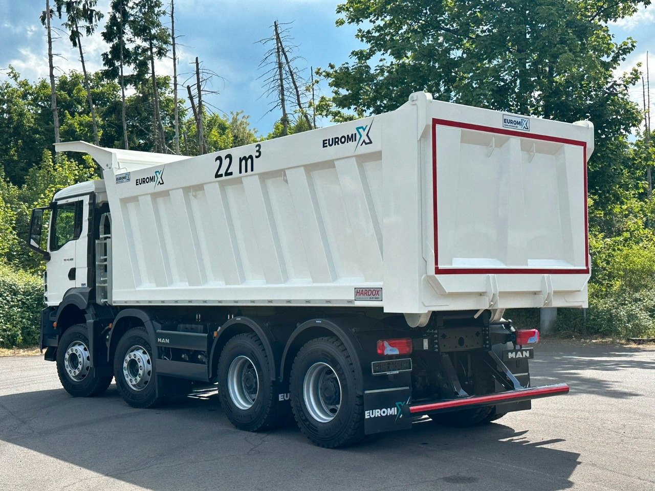 MAN TGS 41.400 8x4 / EUROMIX MTP 22m³/ Eckige Mulde - شاحنة قلاب: صورة 4 MAN TGS 41.400 8x4 / EUROMIX MTP 22m³/ Eckige Mulde - شاحنة قلاب: صورة 4