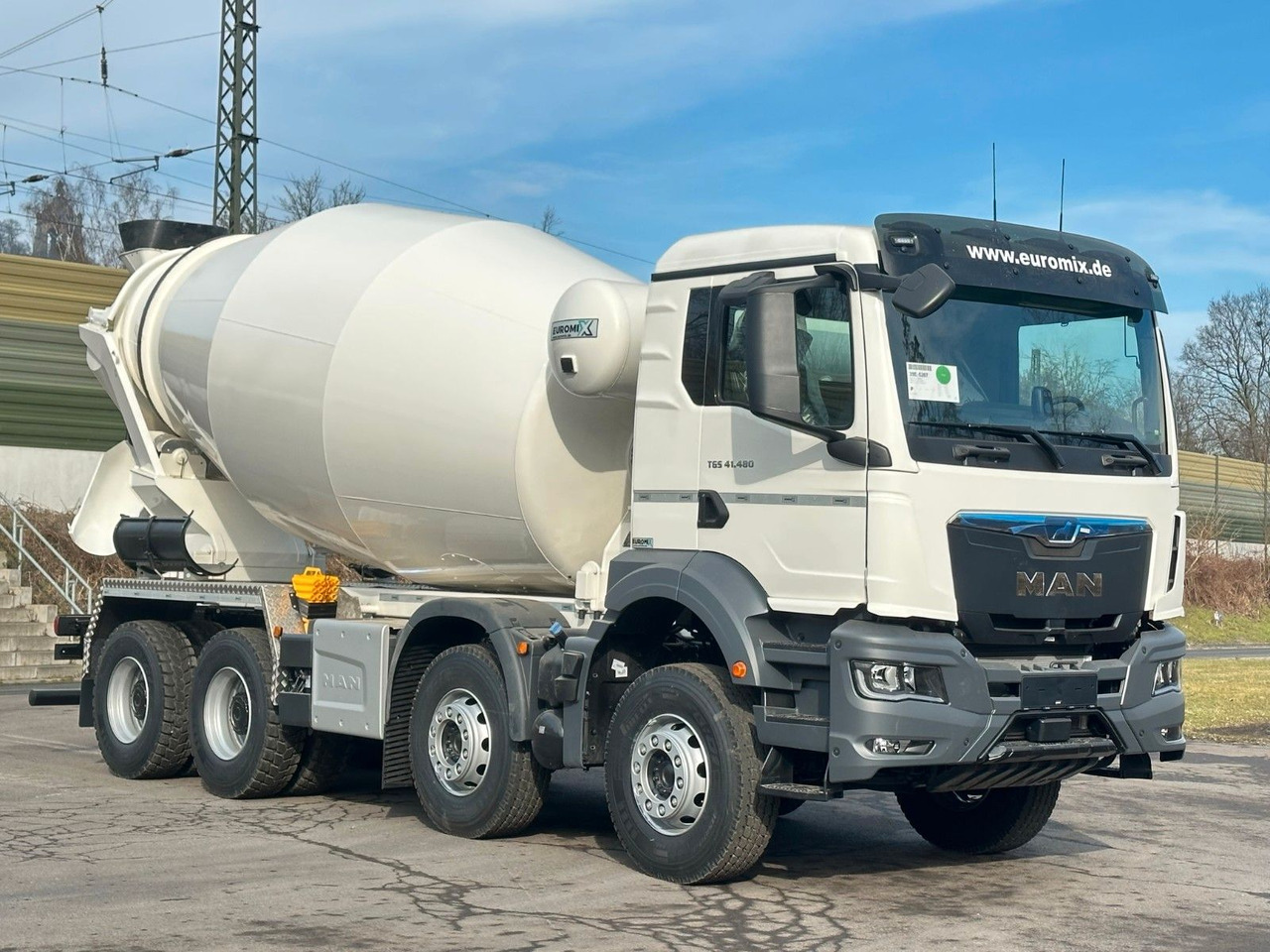 MAN TGS 41.480 8x4 /Euro6e Euromix EM 12 R - شاحنة خلاطة خرسانة: صورة 1 MAN TGS 41.480 8x4 /Euro6e Euromix EM 12 R - شاحنة خلاطة خرسانة: صورة 1