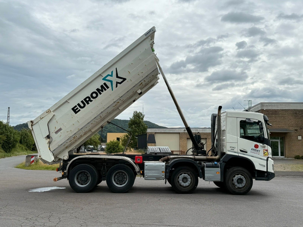 شاحنة قلاب Volvo FMX 430 8X4 EuromixMTP 16m³ Hydraulische Klappe: صورة 14