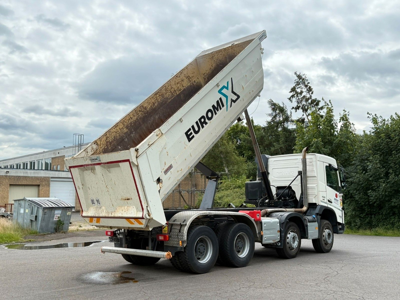 شاحنة قلاب Volvo FMX 430 8X4 EuromixMTP 16m³ Hydraulische Klappe: صورة 13