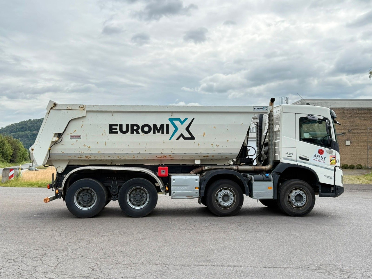 شاحنة قلاب Volvo FMX 430 8X4 EuromixMTP 16m³ Hydraulische Klappe: صورة 6