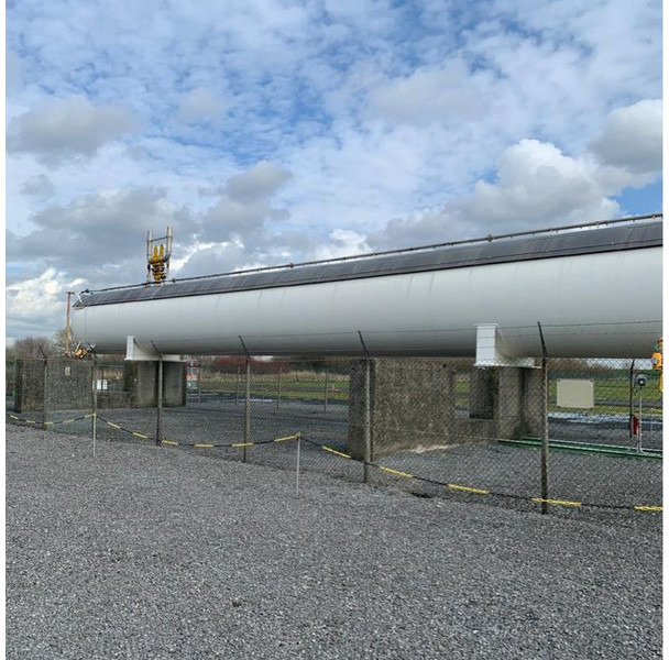 200m3 stationary gastank Gas, LPG, GPL, GAZ, Propane with Sun roof and appendages Used Tank ID 1.209 - خزان الوقود: صورة 1 200m3 stationary gastank Gas, LPG, GPL, GAZ, Propane with Sun roof and appendages Used Tank ID 1.209 - خزان الوقود: صورة 1