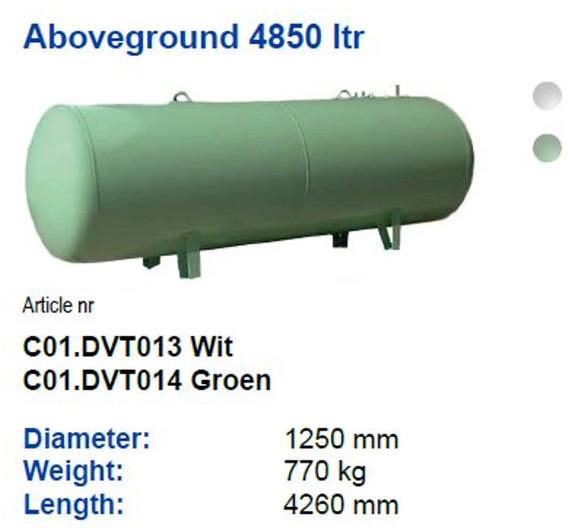 De Visser LPG GASTANK 4850 LITER - خزان الوقود: صورة 4 De Visser LPG GASTANK 4850 LITER - خزان الوقود: صورة 4