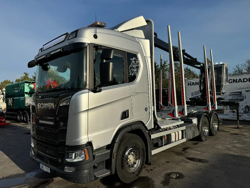 Scania R730 V8 6X4, Retarder,Timber-truck + Kesla, 2020 - شاحنة قطع الأشجار, شاحنة كرين: صورة 3 Scania R730 V8 6X4, Retarder,Timber-truck + Kesla, 2020 - شاحنة قطع الأشجار, شاحنة كرين: صورة 3