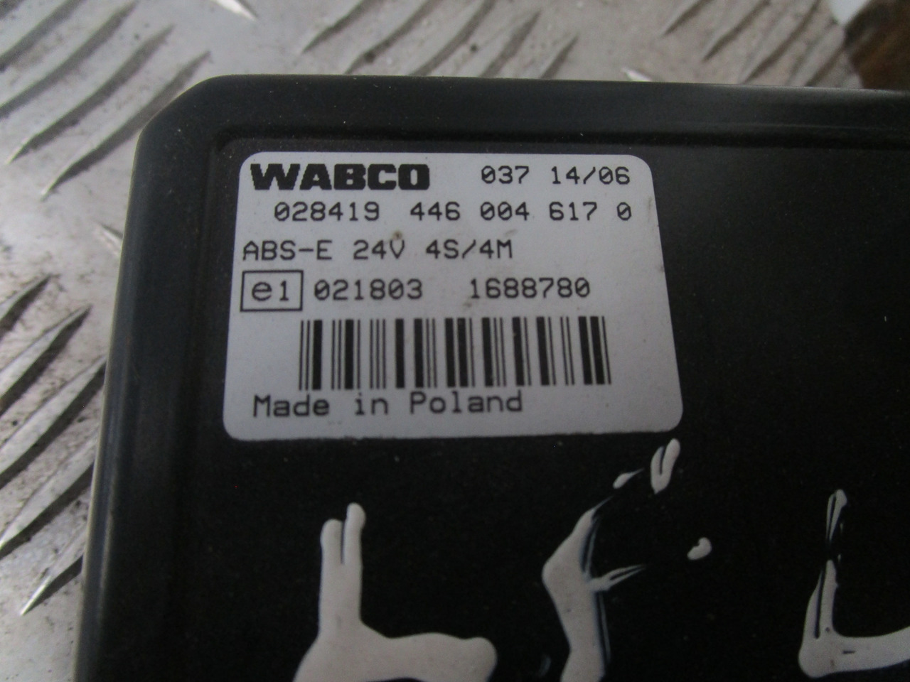 DAF LF 45 WABCO ABS ECU P/NO 03714/06 - أجزاء الفرامل - شاحنة: صورة 2 DAF LF 45 WABCO ABS ECU P/NO 03714/06 - أجزاء الفرامل - شاحنة: صورة 2