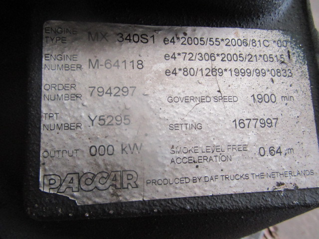 DAF XF 105 460 (MX340SI) FRONT CRANK COVER P/NO 1678699 - المحرك و قطع الغيار - شاحنة: صورة 2 DAF XF 105 460 (MX340SI) FRONT CRANK COVER P/NO 1678699 - المحرك و قطع الغيار - شاحنة: صورة 2