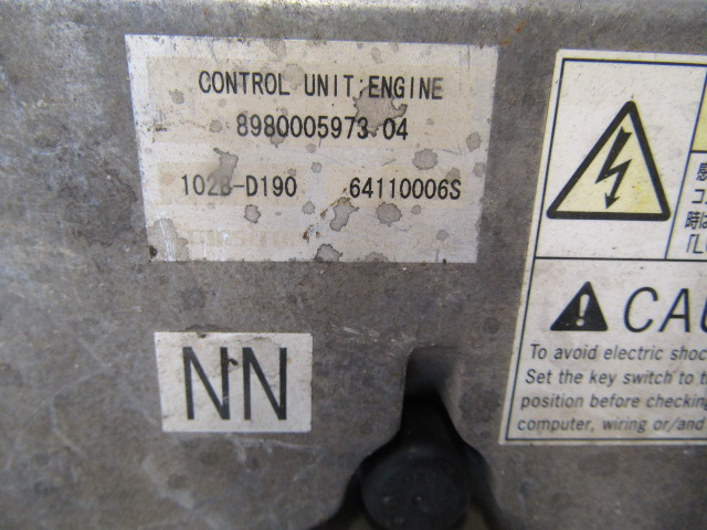 ISUZU NQR ENGINE CONTROL UNIT P/NO 8980005973 04 - وحدة إي سي يو - شاحنة: صورة 2 ISUZU NQR ENGINE CONTROL UNIT P/NO 8980005973 04 - وحدة إي سي يو - شاحنة: صورة 2