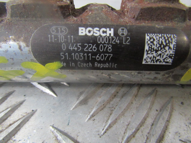 MAN D2066 TGX/TGS FUEL RAIL P/NO 0445226078 - المحرك و قطع الغيار - شاحنة: صورة 2 MAN D2066 TGX/TGS FUEL RAIL P/NO 0445226078 - المحرك و قطع الغيار - شاحنة: صورة 2