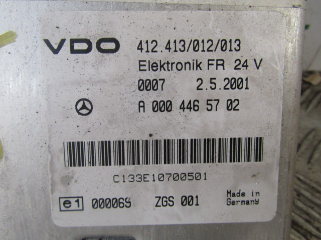 MERCEDES ATEGO 815 ELEKTRONIC FR UNIT P/NO A000 446 5702 - النظام الكهربائي - شاحنة: صورة 2 MERCEDES ATEGO 815 ELEKTRONIC FR UNIT P/NO A000 446 5702 - النظام الكهربائي - شاحنة: صورة 2