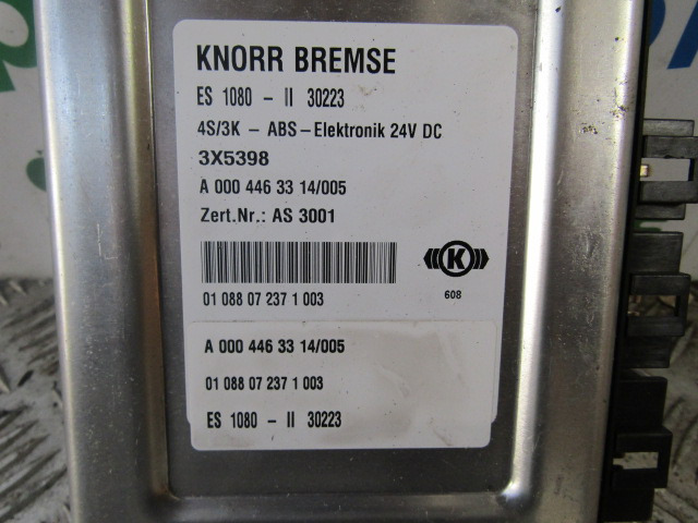 MERCEDES ATEGO ABS/ESR ECU P/NO A000 446 3314 - وحدة إي سي يو - شاحنة: صورة 2 MERCEDES ATEGO ABS/ESR ECU P/NO A000 446 3314 - وحدة إي سي يو - شاحنة: صورة 2