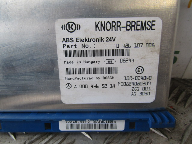 MERCEDES AXOR ABS ECU P/NO A000 446 52 14 - وحدة إي سي يو - شاحنة: صورة 2 MERCEDES AXOR ABS ECU P/NO A000 446 52 14 - وحدة إي سي يو - شاحنة: صورة 2
