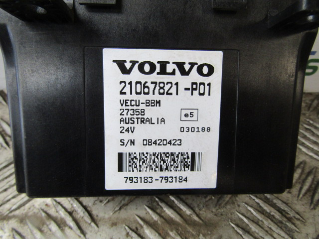 VOLVO BBM ECU P/NO 21067821-P01 - وحدة إي سي يو - شاحنة: صورة 2 VOLVO BBM ECU P/NO 21067821-P01 - وحدة إي سي يو - شاحنة: صورة 2