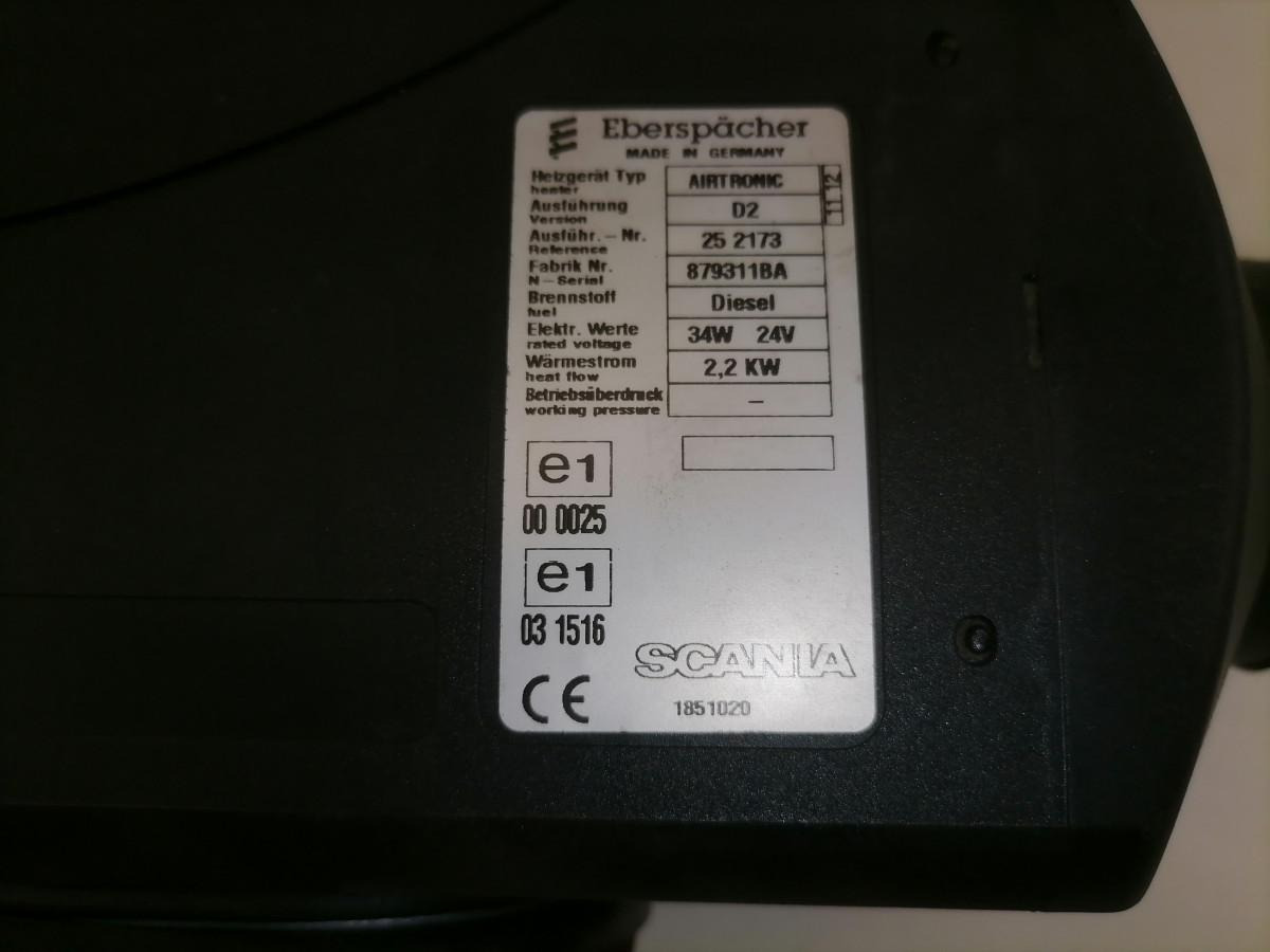Scania Auxiliary heater 1851020 - الحرارة/ التهوية - شاحنة: صورة 4 Scania Auxiliary heater 1851020 - الحرارة/ التهوية - شاحنة: صورة 4