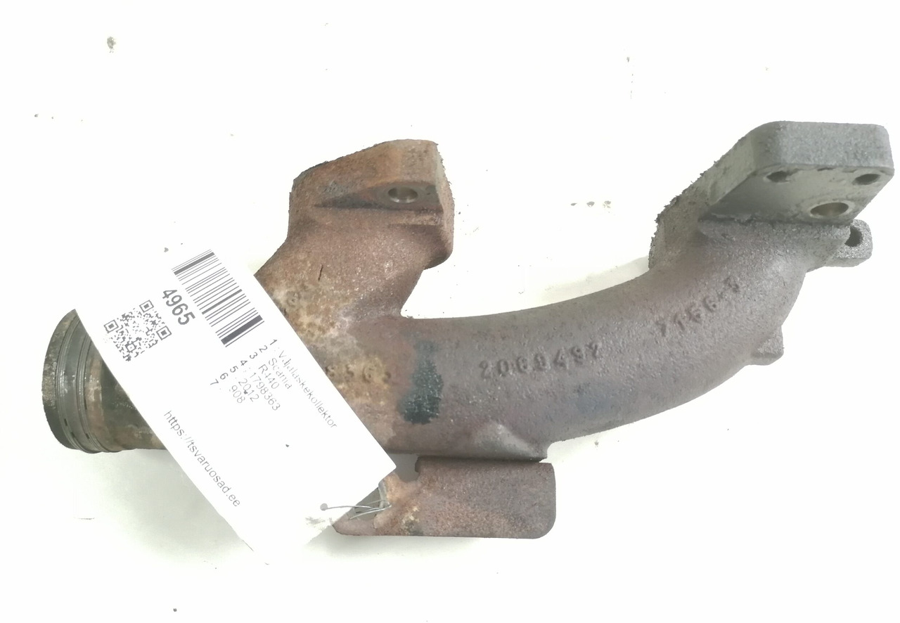 Scania Exhaust mainfold 1798363 - مشعب العادم - شاحنة: صورة 4 Scania Exhaust mainfold 1798363 - مشعب العادم - شاحنة: صورة 4