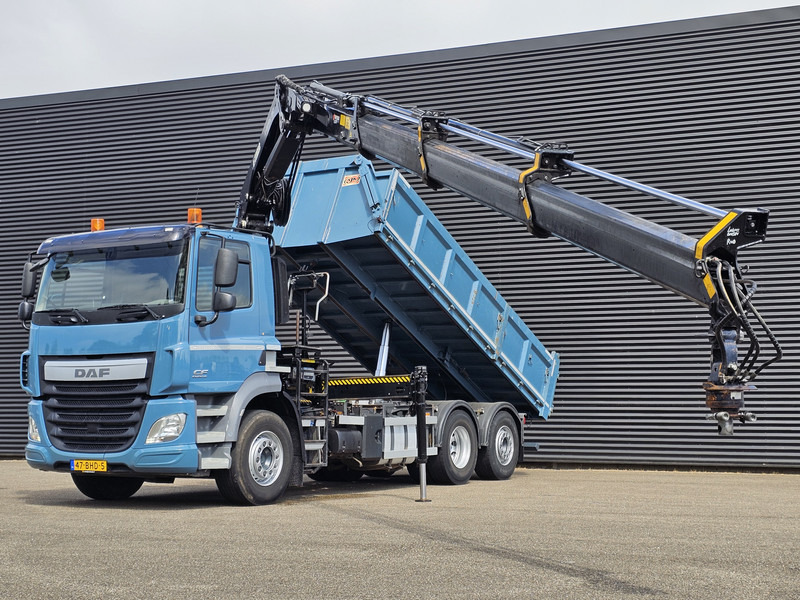 DAF CF 410 6x2 / HIAB CRANE + TIPPER - شاحنة قلاب, شاحنة كرين: صورة 2 DAF CF 410 6x2 / HIAB CRANE + TIPPER - شاحنة قلاب, شاحنة كرين: صورة 2