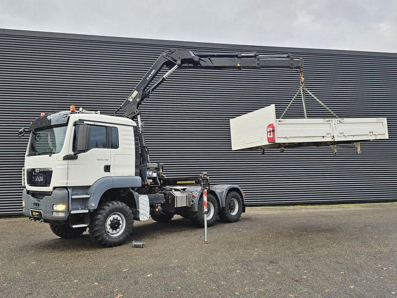 MAN TGS 26.480 6x6 / HIAB CRANE / TRACTOR + BOX TRUCK - شاحنة, شاحنة كرين: صورة 1 MAN TGS 26.480 6x6 / HIAB CRANE / TRACTOR + BOX TRUCK - شاحنة, شاحنة كرين: صورة 1