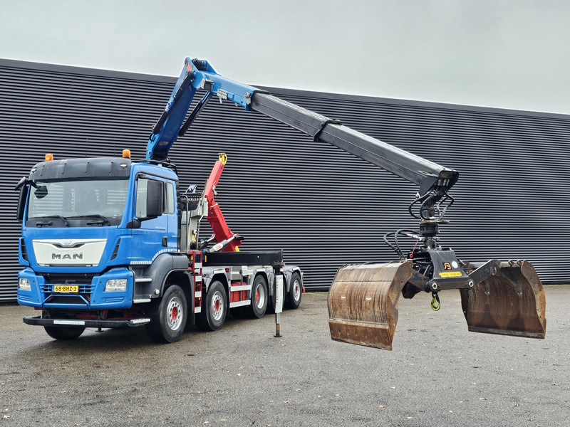 MAN TGS 47.440 BBL / 10X4 HOOKLIFT + Z CRANE - شاحنة برافعة خطافية, شاحنة كرين: صورة 2 MAN TGS 47.440 BBL / 10X4 HOOKLIFT + Z CRANE - شاحنة برافعة خطافية, شاحنة كرين: صورة 2