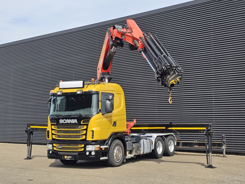 Scania G400 6x2 / PALFINGER PK 60002 / WINCH / BALLAST - شاحنات مسطحة, شاحنة كرين: صورة 5 Scania G400 6x2 / PALFINGER PK 60002 / WINCH / BALLAST - شاحنات مسطحة, شاحنة كرين: صورة 5