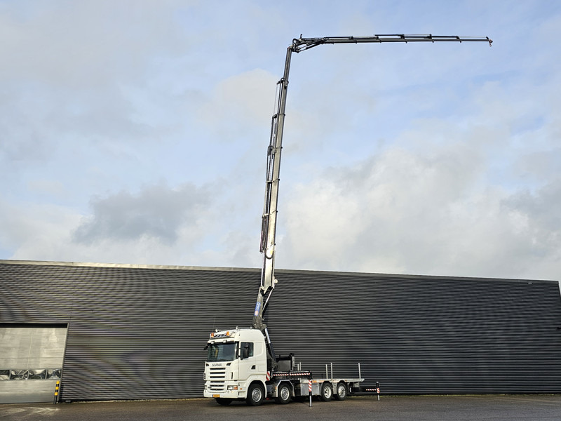 Scania R480 8X2 / HMF 60 t/m + JIB / RETARDER - شاحنة كرين: صورة 2 Scania R480 8X2 / HMF 60 t/m + JIB / RETARDER - شاحنة كرين: صورة 2