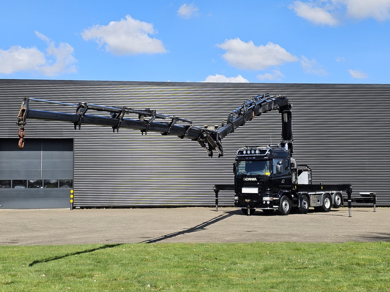 Scania R490 / 8x2 / HMF 85 TM CRANE / WINCH / JIB - شاحنة كرين: صورة 5 Scania R490 / 8x2 / HMF 85 TM CRANE / WINCH / JIB - شاحنة كرين: صورة 5