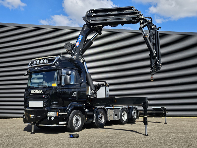 Scania R490 / 8x2 / HMF 85 TM CRANE / WINCH / JIB - شاحنة كرين: صورة 3 Scania R490 / 8x2 / HMF 85 TM CRANE / WINCH / JIB - شاحنة كرين: صورة 3