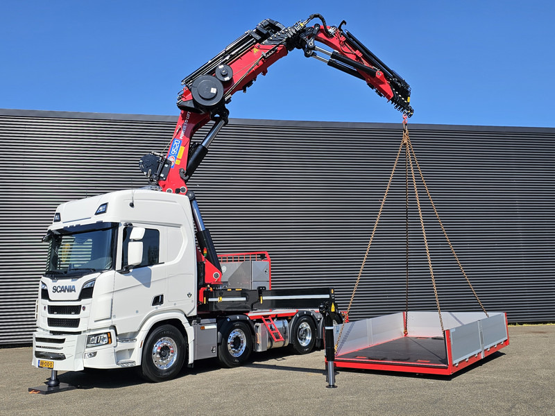 Scania R590 8x2*6 HMF 9520 + JiB + WINCH / TRACTOR / - مقطورة السحب: صورة 1 Scania R590 8x2*6 HMF 9520 + JiB + WINCH / TRACTOR / - مقطورة السحب: صورة 1