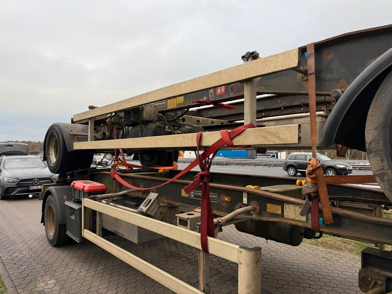 Hüffermann HSA 18.70 Schlittenabroller Containeranhänger 2x - مقطورة هوك ليفت/ لود لوجر: صورة 5 Hüffermann HSA 18.70 Schlittenabroller Containeranhänger 2x - مقطورة هوك ليفت/ لود لوجر: صورة 5