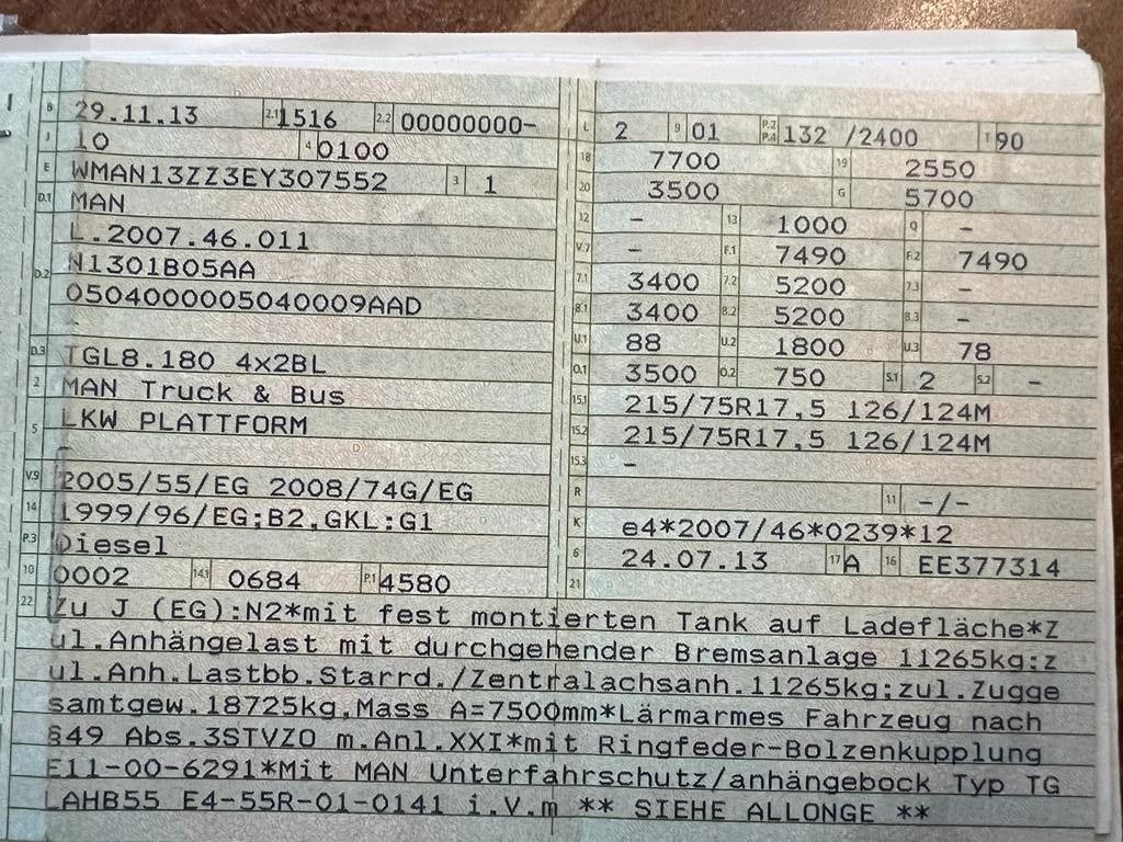 MAN 8.180 4X2 offene Pritsche MAN 8.180 4X2 offene Pritsche - شاحنة توصيل مفتوحة: صورة 2 MAN 8.180 4X2 offene Pritsche MAN 8.180 4X2 offene Pritsche - شاحنة توصيل مفتوحة: صورة 2