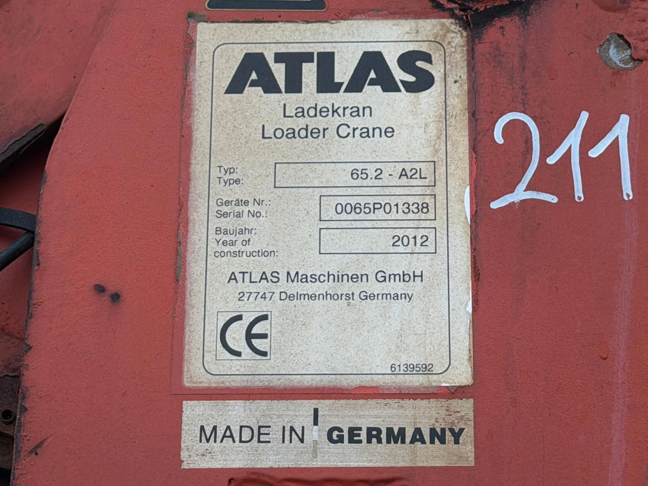 MEILLER 3S. Kipper & ATLAS Kran 65.2 - A2L - شاحنة قلاب: صورة 2 MEILLER 3S. Kipper & ATLAS Kran 65.2 - A2L - شاحنة قلاب: صورة 2