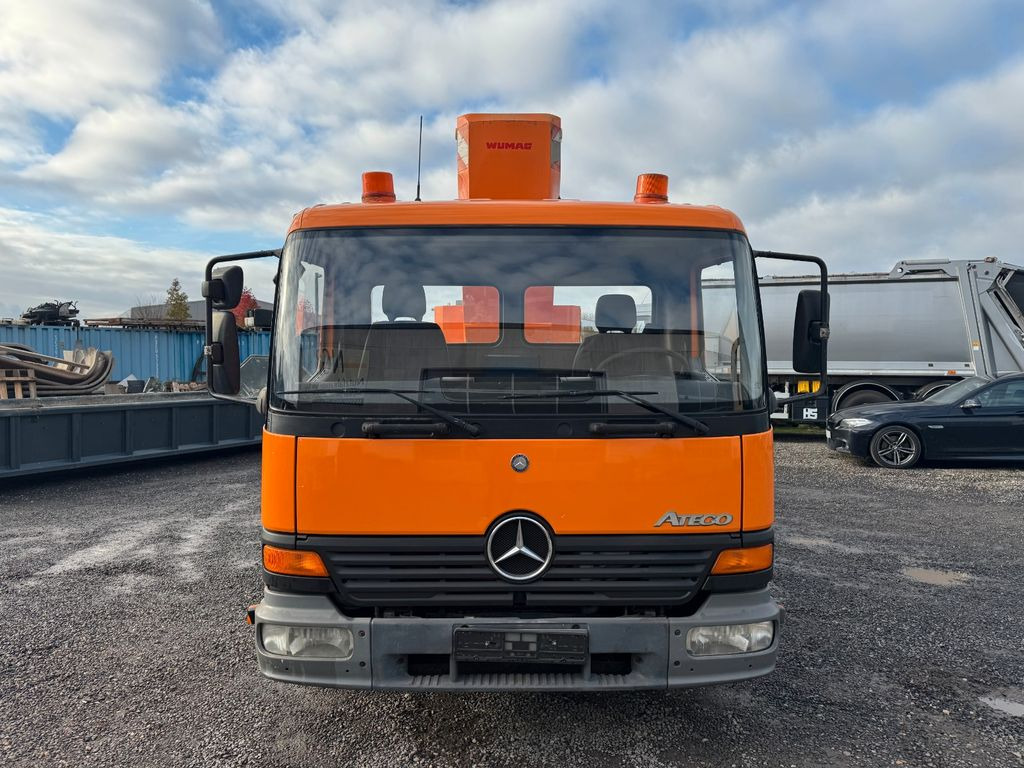 منصة محمولة مثبتة على الشاحنة, شاحنة توصيل مغلقة Mercedes-Benz 815 4x2 Hubarbeitsbühne Wumag  170 high 17 m: صورة 13