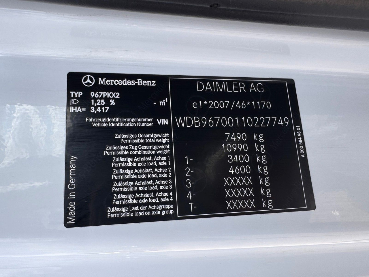 Mercedes-Benz 816 4X2 mit neuem Hyva Abroller Funk - شاحنة برافعة خطافية: صورة 3 Mercedes-Benz 816 4X2 mit neuem Hyva Abroller Funk - شاحنة برافعة خطافية: صورة 3