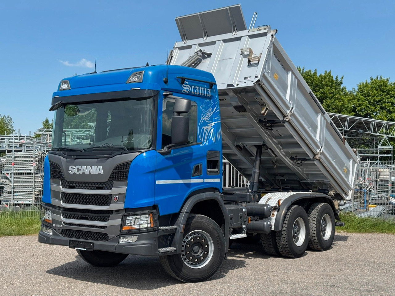 Scania G450 Meiller 3S. Kipper mit Bordmatik Top Zust. - شاحنة قلاب: صورة 1 Scania G450 Meiller 3S. Kipper mit Bordmatik Top Zust. - شاحنة قلاب: صورة 1