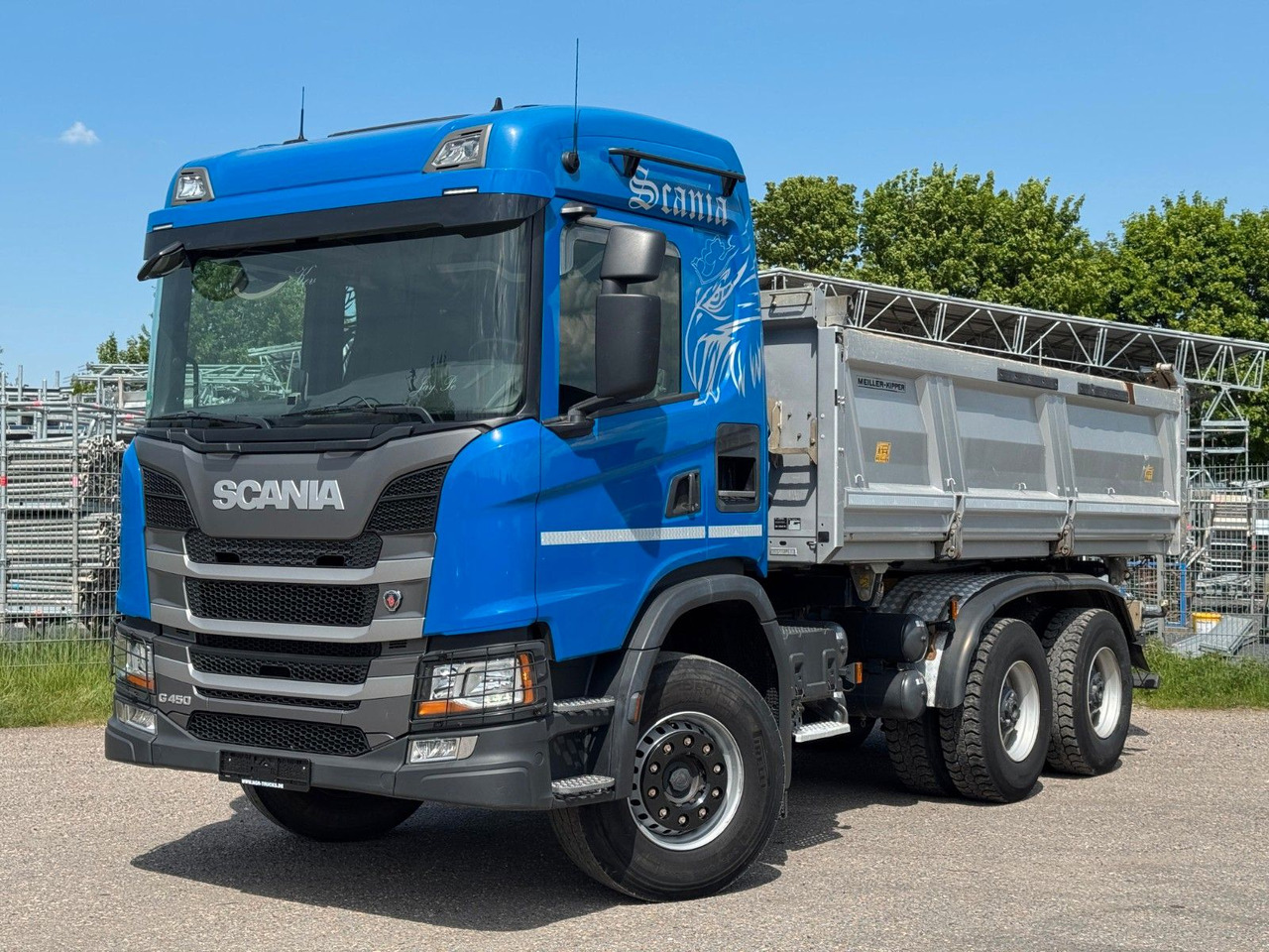 Scania G450 Meiller 3S. Kipper mit Bordmatik Top Zust. - شاحنة قلاب: صورة 4 Scania G450 Meiller 3S. Kipper mit Bordmatik Top Zust. - شاحنة قلاب: صورة 4