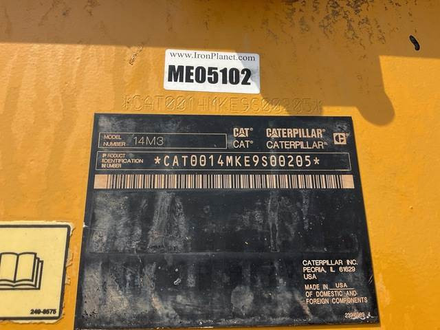 CAT 14M3 - ماكينة تسوية: صورة 5 CAT 14M3 - ماكينة تسوية: صورة 5