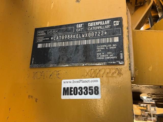 CAT 988K - اللودر بعجل: صورة 5 CAT 988K - اللودر بعجل: صورة 5
