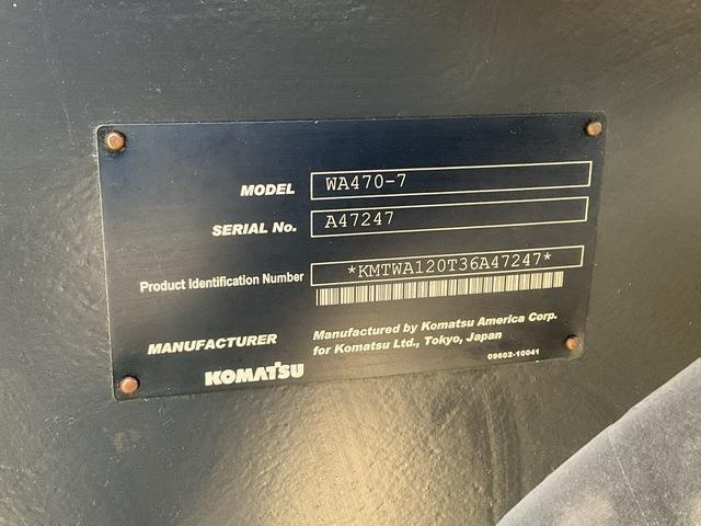 Komatsu WA470-7 - اللودر بعجل: صورة 5 Komatsu WA470-7 - اللودر بعجل: صورة 5