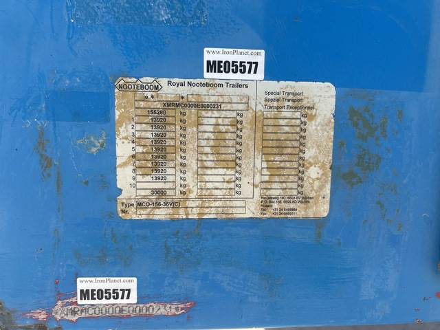 Nooteboom MCO-156-36V - نصف مقطورة بلودر منخفض: صورة 5 Nooteboom MCO-156-36V - نصف مقطورة بلودر منخفض: صورة 5