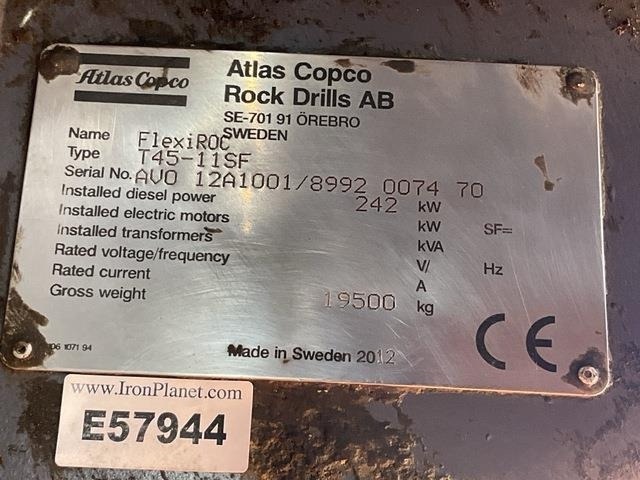 Atlas Copco Epiroc Flexiroc T45-11SF - معدات حفر: صورة 5 Atlas Copco Epiroc Flexiroc T45-11SF - معدات حفر: صورة 5