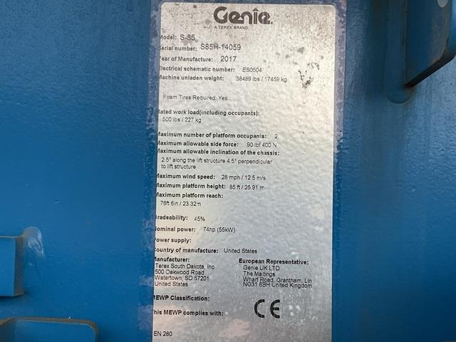 Genie S85 - مرفاع تلسكوبي: صورة 5 Genie S85 - مرفاع تلسكوبي: صورة 5