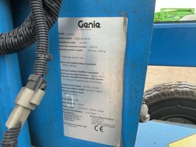 Genie Z45/25J - مرفاع مفصلي: صورة 5 Genie Z45/25J - مرفاع مفصلي: صورة 5